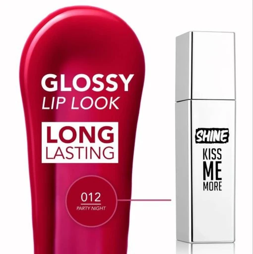 رژ لب مایع شاین کیس می مور فلورمارflormar مدل Shine Kiss Me More 012