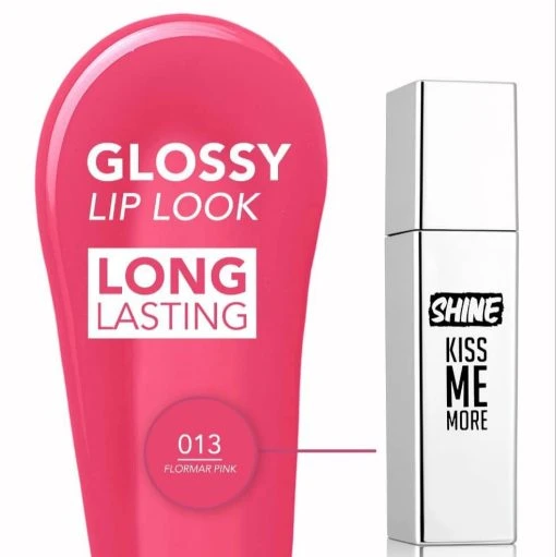 رژ لب مایع شاین کیس می مور فلورمارflormar مدل Shine Kiss Me More 013