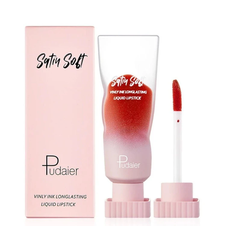 رژ لب مایع شیشه ای لاکچری پودایر وزن 3.5 گرم Pudaier