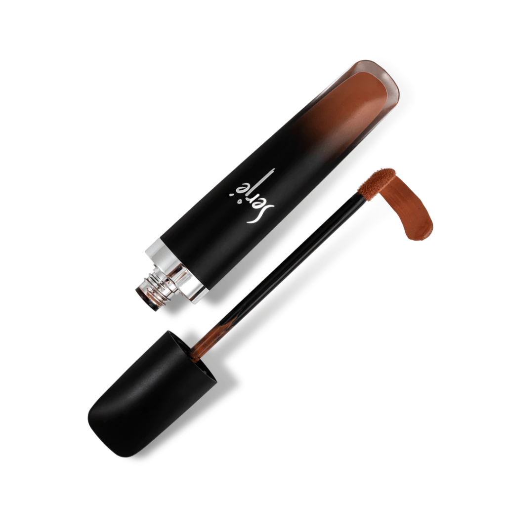 رژ لب مایع مخملی مات سرژه کد 104 (Brownish Nude) 10 میل نود قهوه ای روشن