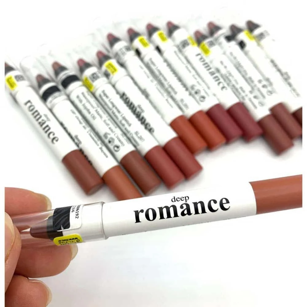 رژ لب مدادی دیپ رومنس