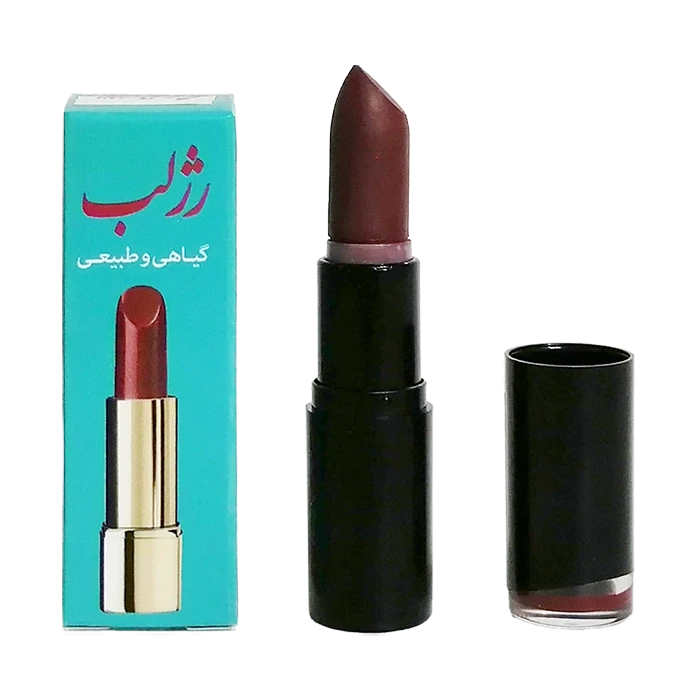 رژ لب گیاهی رنگ بنفش آلبالویی کد 118