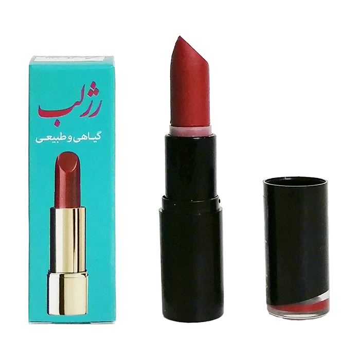 رژ لب گیاهی رنگ قرمز کد 105
