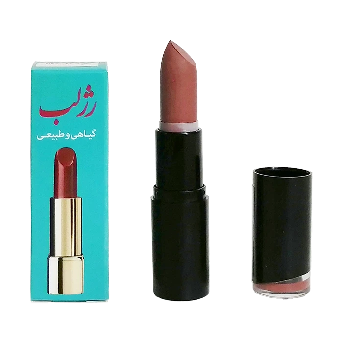 رژ لب گیاهی رنگ قلوه ای کد 102