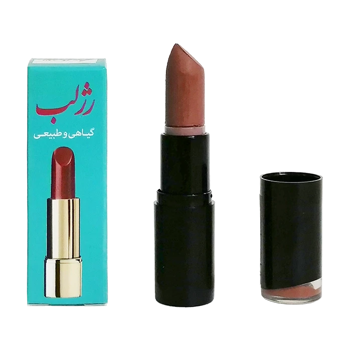 رژ لب گیاهی رنگ قهوه ای مایل به قرمز کد 101