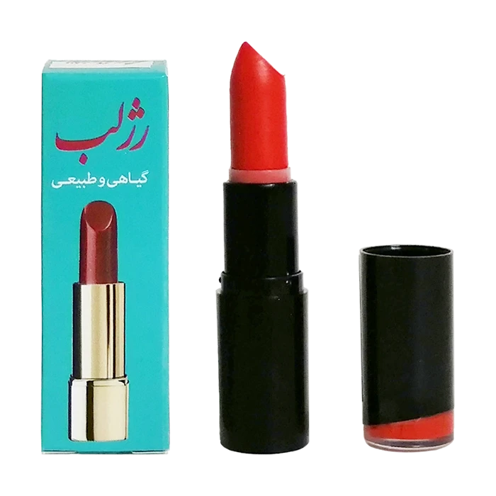 رژ لب گیاهی رنگ نارنجی کد 112