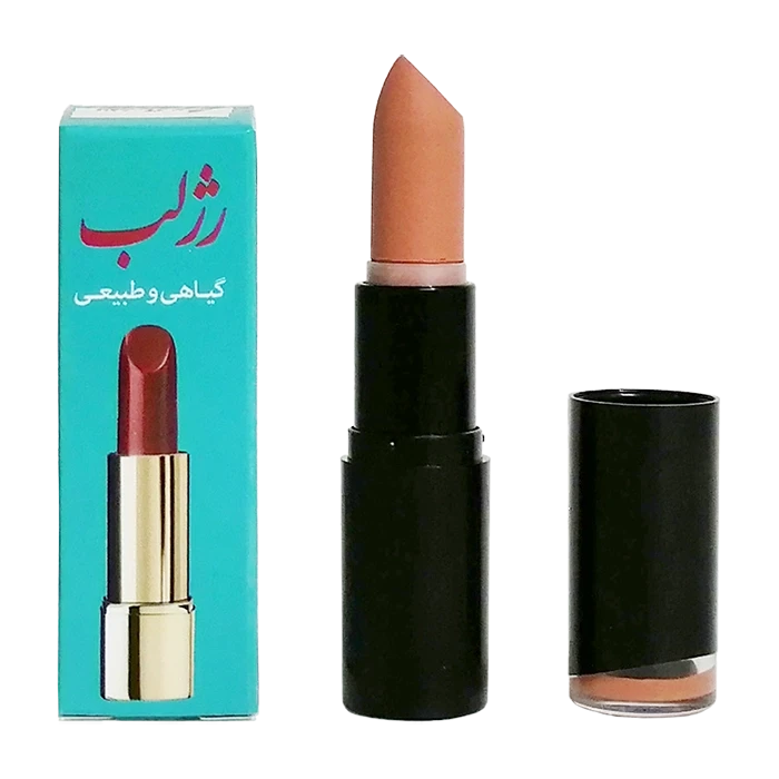 رژ لب گیاهی رنگ گلبهی مات کد 114