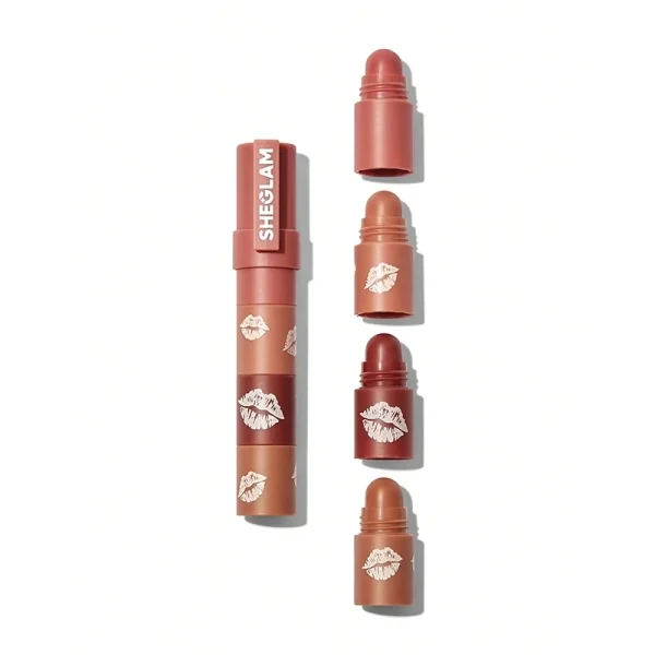 رژ لب ۴ تایی مدل Mega lips رنگ Bare Stack شیگلم