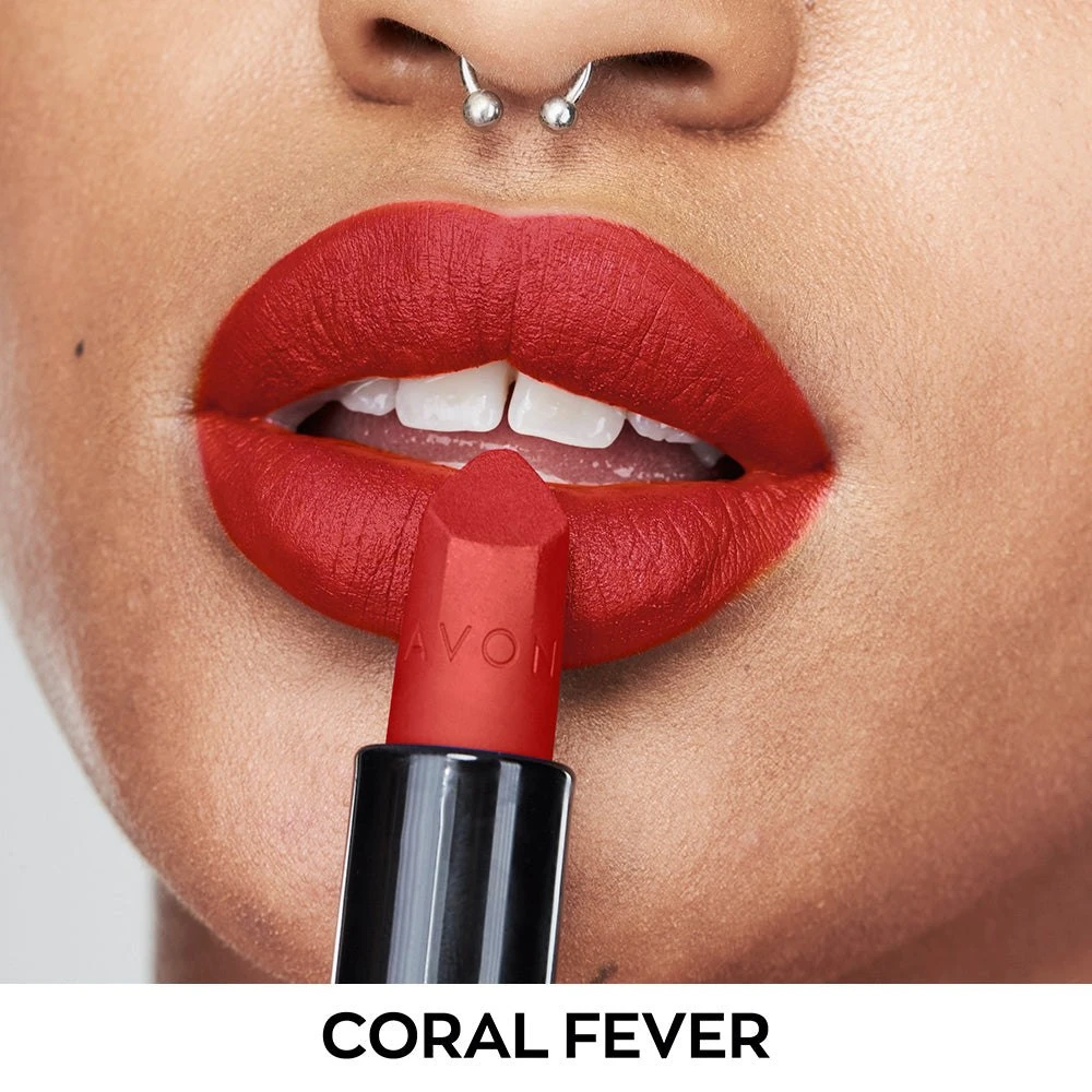 رژلب مات ویتامینه الترا آون رنگ CORAL FEVER اورجینال