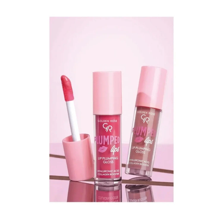 رژلب مایع حجم دهنده(فلفلی)گلدن مدل پلامپد،حجم 4.7ml