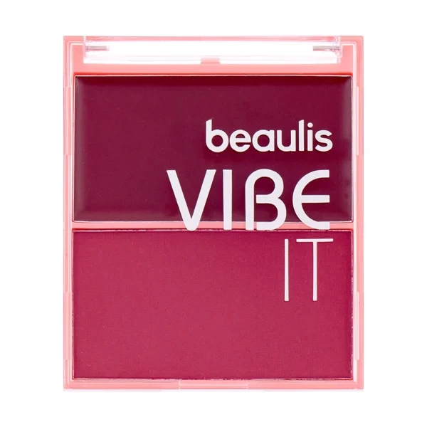 رژگونه دو طرفه (کرمی و پودری) بیولیس مدل وایب ایت شماره 361 Scarlet Blaze