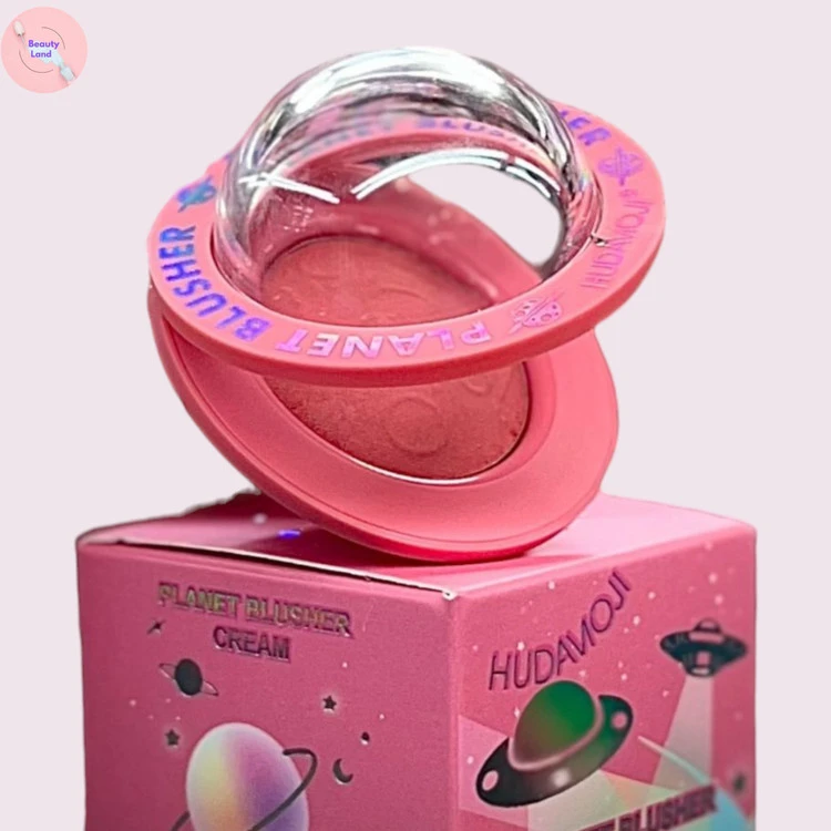 🌌 رژگونه فضایی هدا موجی 🛸_پیگمنت قوی و رنگبندی جذاب برای میکاپ حرفه ای