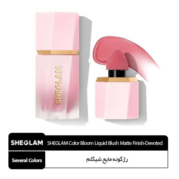 رژگونه مایع شیگلم مدل SHEGLAM COLOR BLOOM LIQUID BLUSH