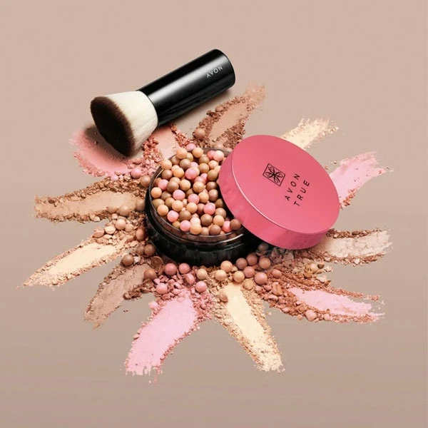 رژگونه مرواریدی سرخ True color avon اورجینال
