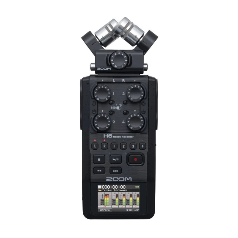 رکوردر ZOOM H6 BlackZoom H6 All Black Recorder
