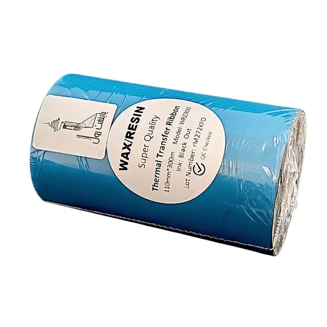ریبون پرینتر لیبل زن پایتخت رول مدل P-Wax Resin 110*300