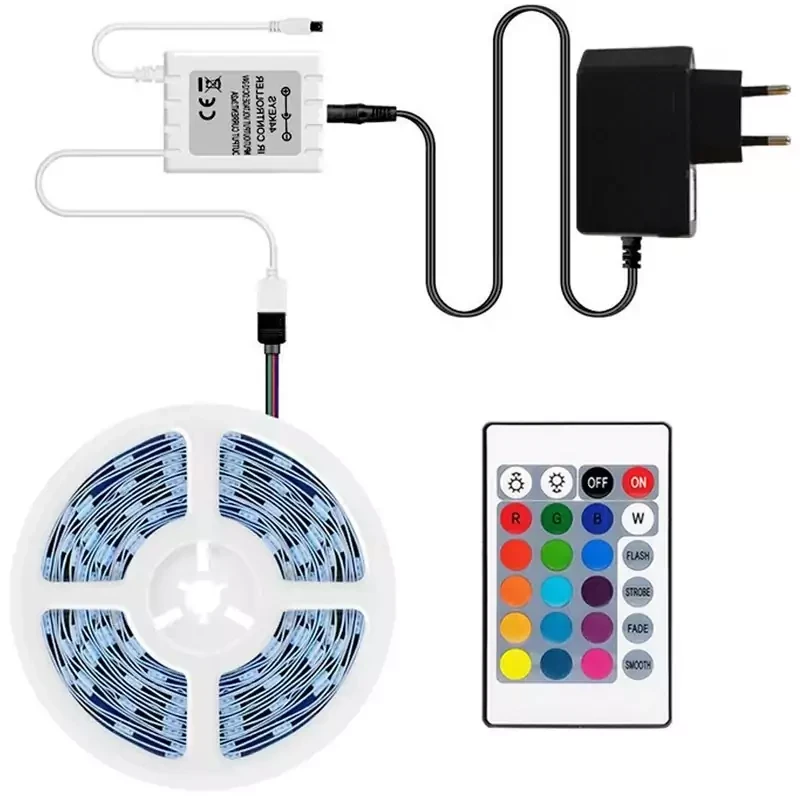 ریسه نواری 5 متری استریپ لایت LED RGB