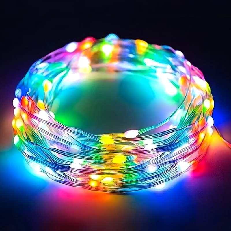 ریسه نوری LED هوشمند بلوتوثی 10 متری RGB