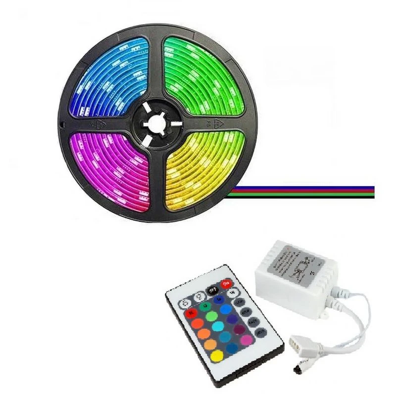 ریسه ۵ متری RGB ال ای دی استریپ نواری