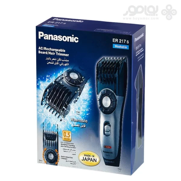 ریش تراش پیرایشگر پاناسونیک مدل ER 217S ساخت ژاپن Panasonic ER217
