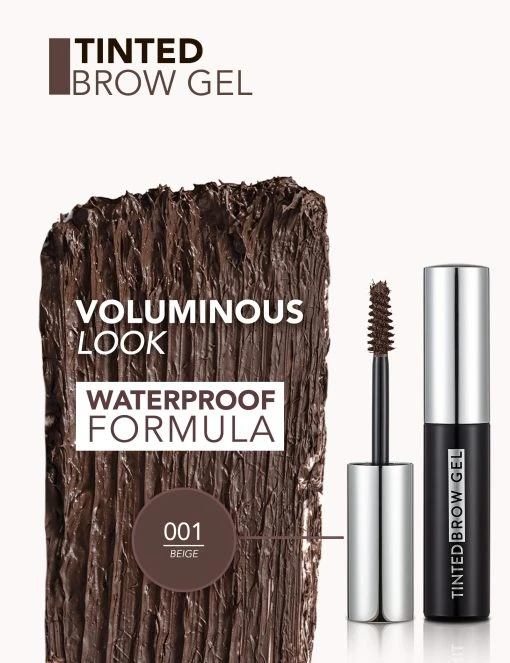 ریمل ابرو فلورمار Flormar Tinted Brow Gel 001 Beige