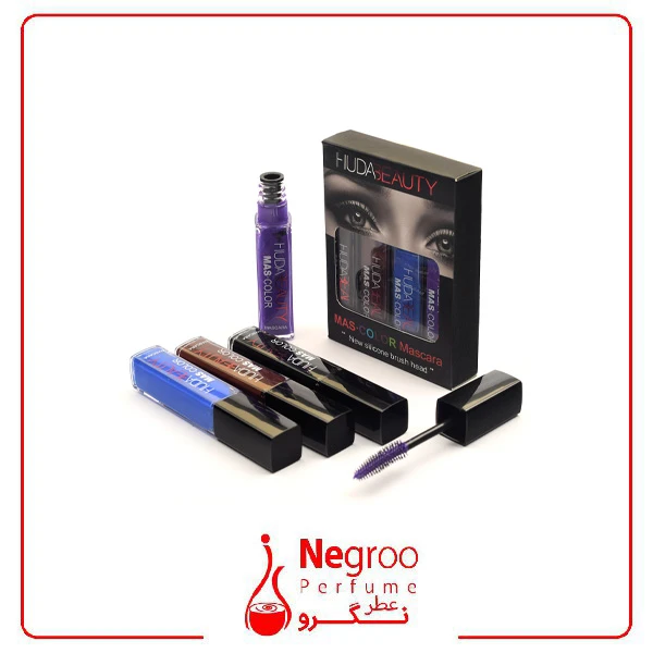 ریمل هدی بیوتی HUDA BEAUTY در 4 رنگ ( آبی ، بنفش ، مشکی ، قهوه ای )