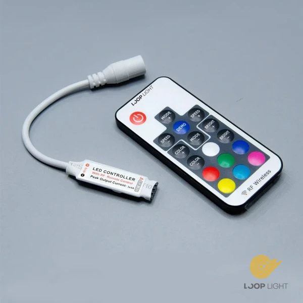 ریموت کنترل RGB لوپ لایت 12 ولت مدل RF مینی