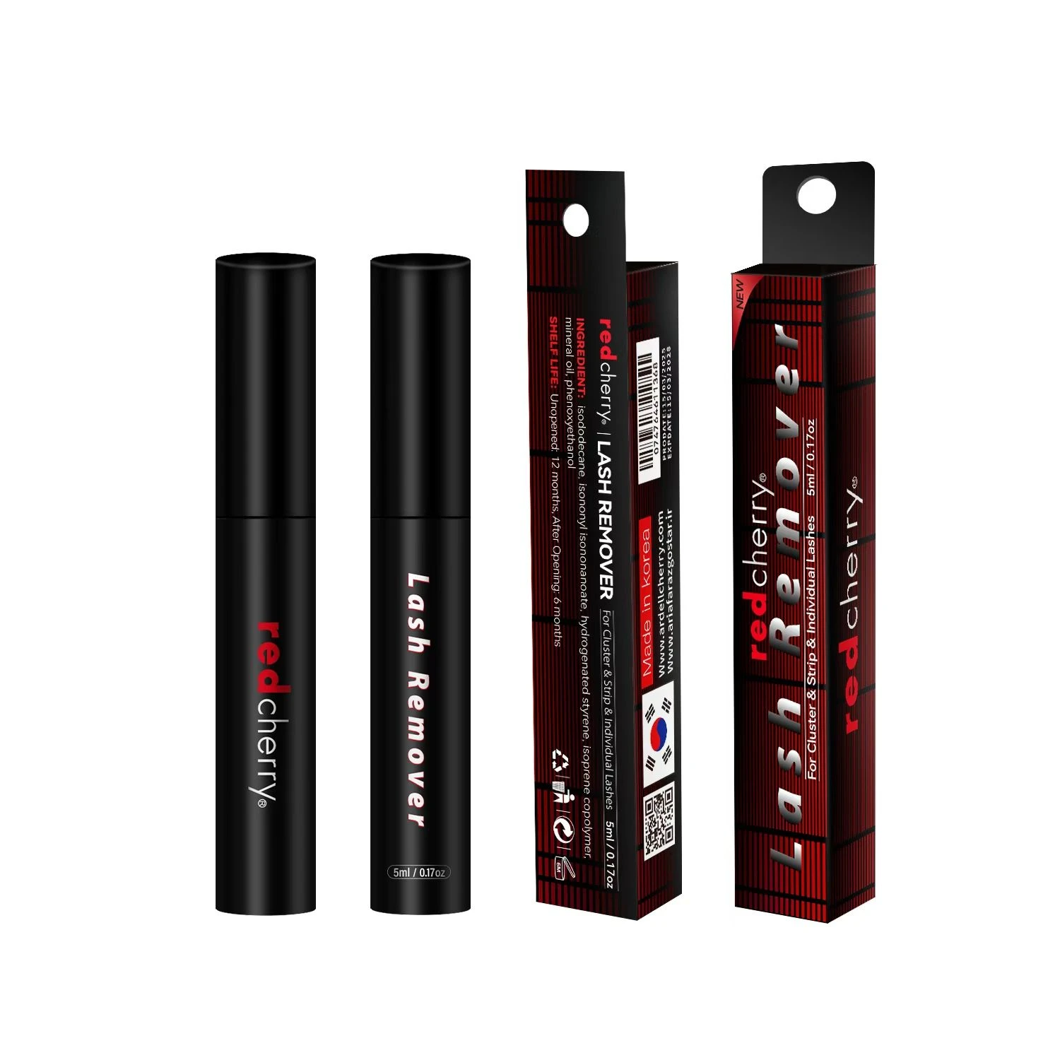 ریموور قلمی مژه ردچری red cherry