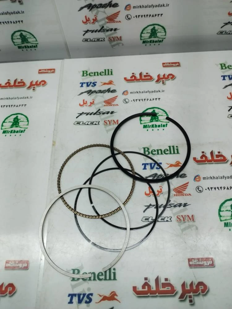 رینگ تکی پیستون (پستان) موتور تریل روان اصلی (شماره 0/75)
