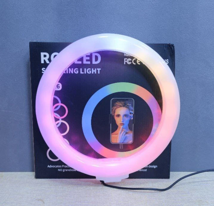 رینگ لایت RGB 3D-26 با پایه