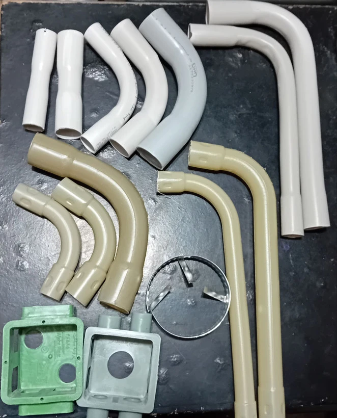 زانو 2/5 کوتاه PVC