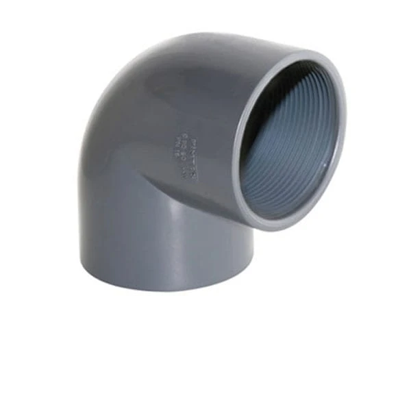 زانو یکسر دنده upvc پیمتاش