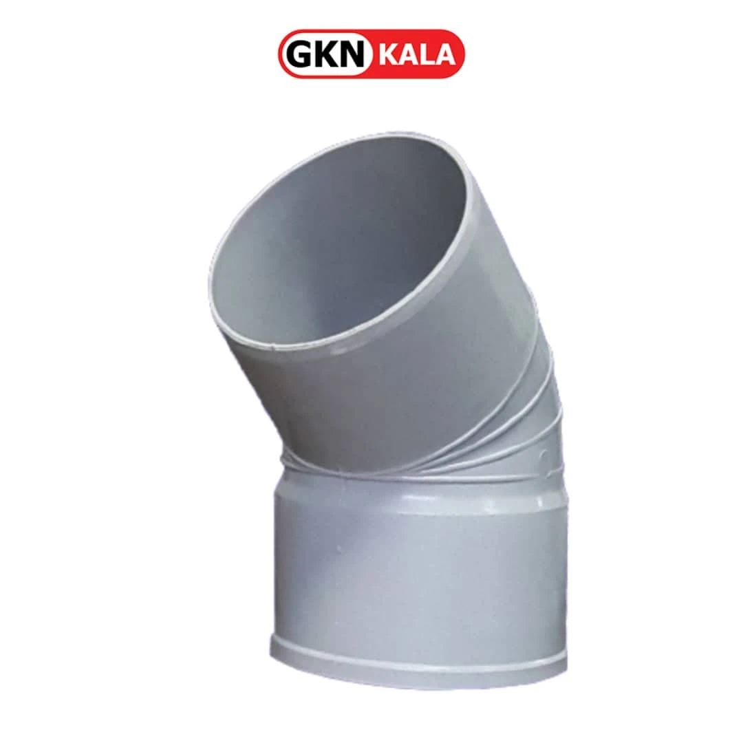 زانو ۴۵ درجه pvc آذرلوله