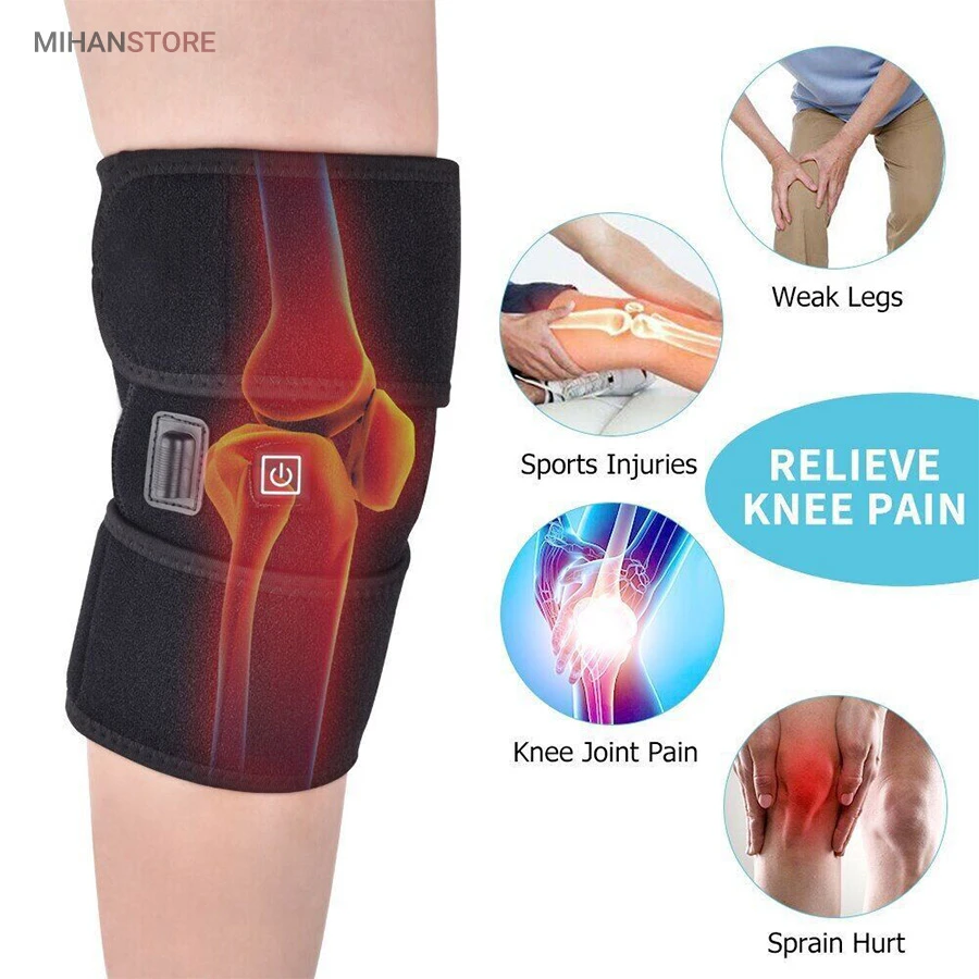 زانوبند حرارتی Knee Heating Pad | پد دمای سه حالته + USB | فروش ویژه قسطی ✅
