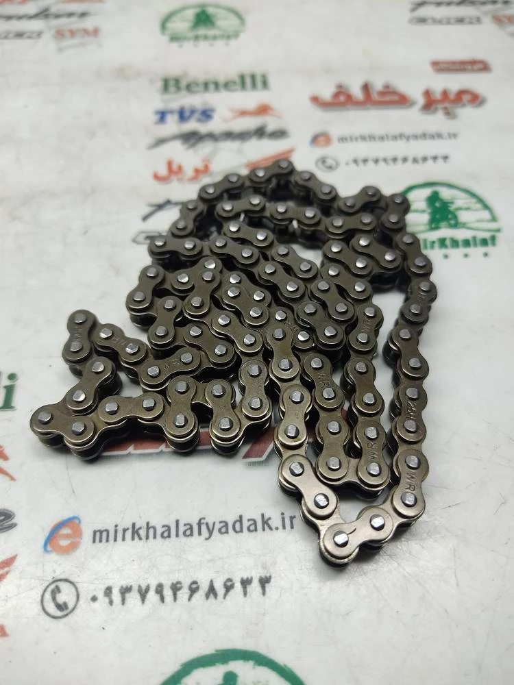 زنجیر تایم موتور بوکسر (باکسر) 125 و xcd اکسید 25h و بی کلاچ ویو (90 دانه)