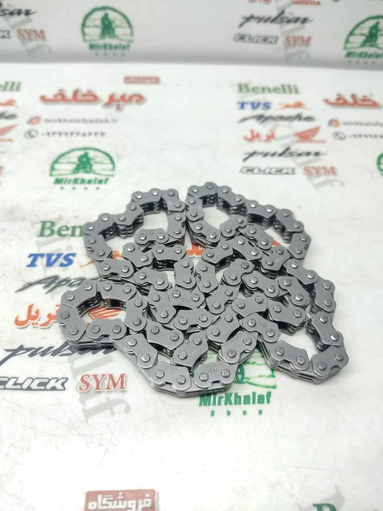 زنجیر تایم موتور پالس ns 200 ان اس و rs ار اس و اپاچی 150 160 180 3/4 (94 دانه) هندی