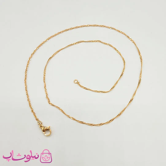 زنجیر زنانه سنگاپوری برند ژوپینگ 45 سانت کد 2991