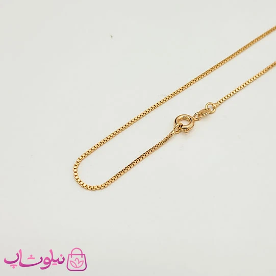 زنجیر زنانه ژوپینگ طرح ایتالیایی 35 سانت کد 1291