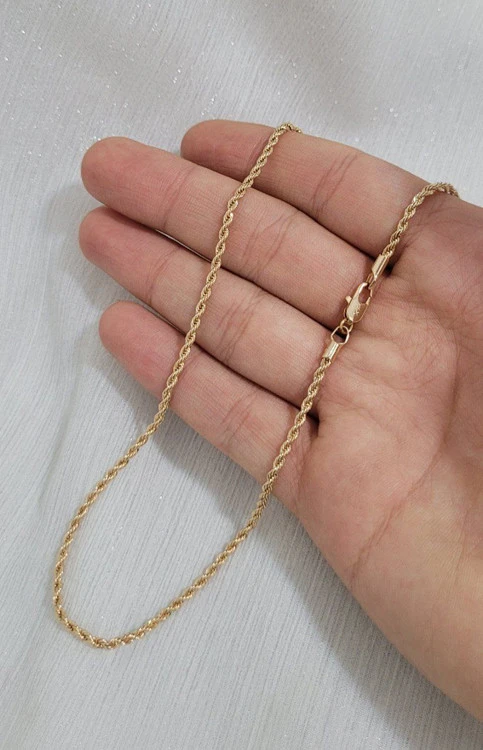 زنجیر طرح طلای زنانه،در11مدل شیک و جذاب، برند مطرح ژوپینگ💍