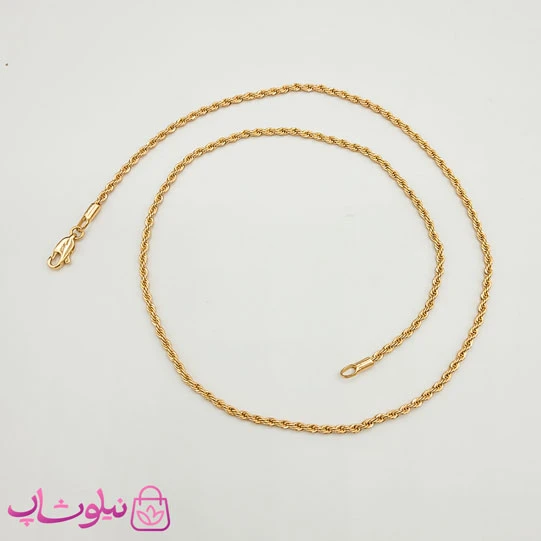 زنجیر طنابی ژوپینگ طول 45 سانت عرض 3 میل کد 4591