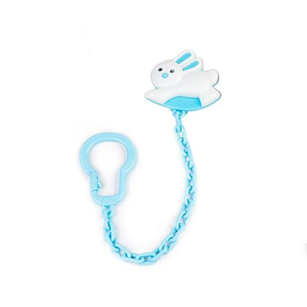 زنجیر پستانک بلیستر مدل خرگوشی آبی بی بی لند babyland کد 516