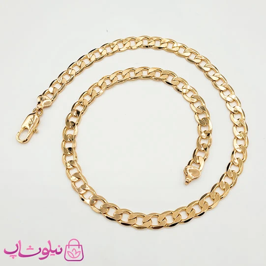 زنجیر ژوپینگ کارتیه پهن طول 60 سانت و عرض 1 سانت کد 6891