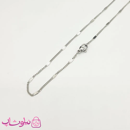 زنجیر گردنبند دخترانه استیل و طرحدار
