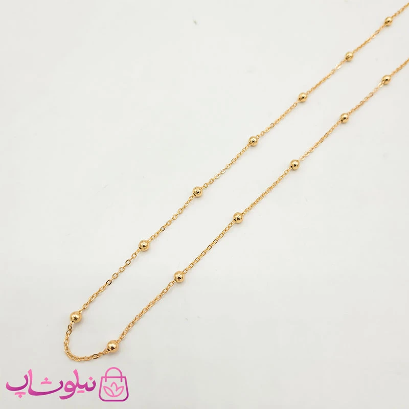زنجیر گردنبند زنانه ژوپینگ مدل توپی