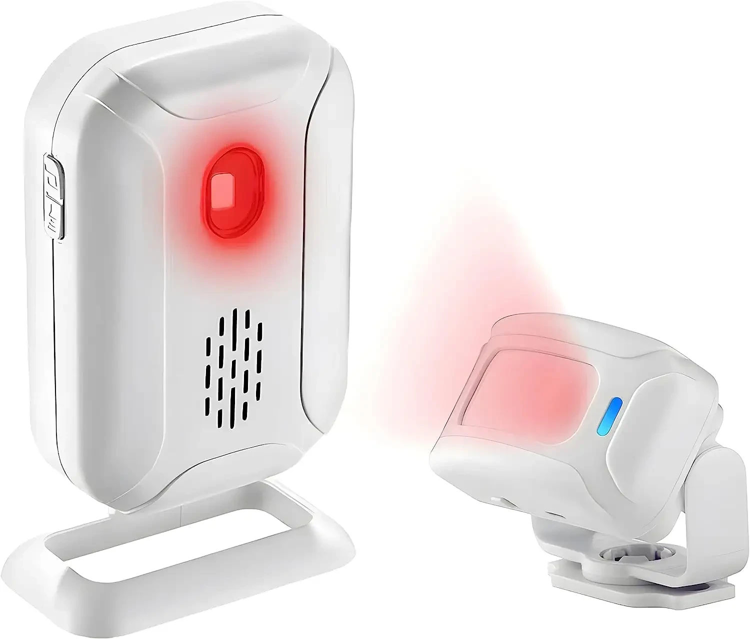 زنگ درب سنسوردار Zunate مدل Motion Sensor Doorbell با چراغ LED رنگی و برد 280 متر مناسب فروشگاه، منزل و سالمندان