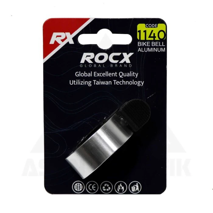 زنگ دوچرخه ROCX کد 1140 نقره ای