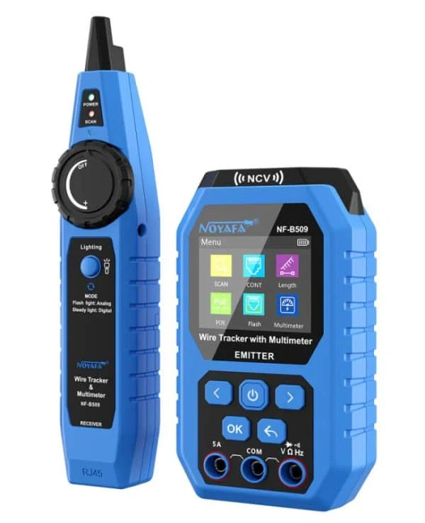 زوج‌یاب‌سیم و مولتی‌متر دیجیتال NOYAFA NF-B509