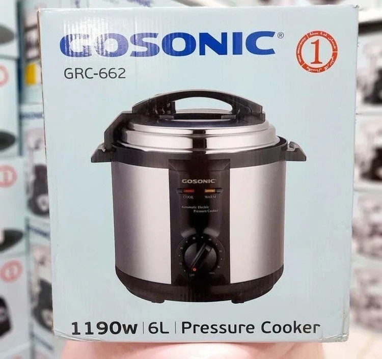 زودپز آنالوگ گوسونیک مدل GRC- 662 ظرفیت 6 لیتر