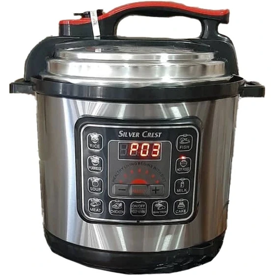 زودپز برقی 6 لیتری سیلور کرست مدل MT-1003