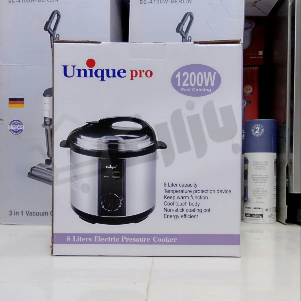 زودپز برقی 8 لیتر یونیک پرو مدل PVPC008-8L